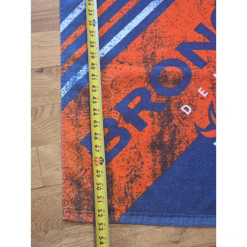 Denver Broncos Beach Towel NFL The Northwest Company Navy Blue Orange 26x52